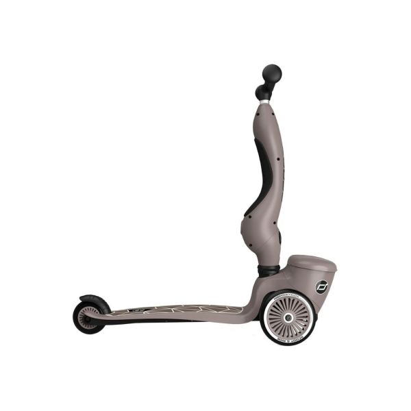 Porteur trottinette 2 en 1 avec coffre Highwaykick 1 Lifestyle Brown Lines
