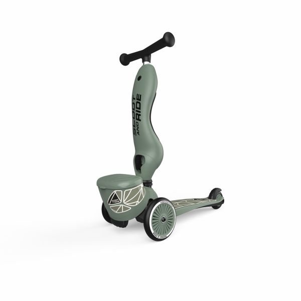 Porteur évolutif en trottinette Highwaykick 1 lignes vertes