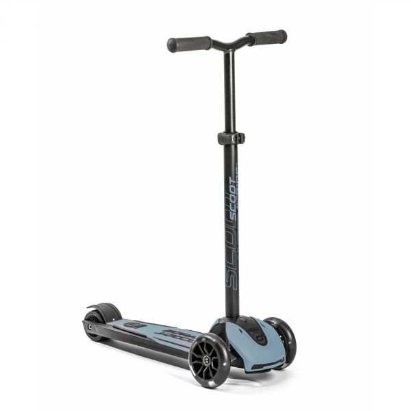 Trottinette 3 roues lumineuses 5 LED Highwaykick 3 Bleu acier