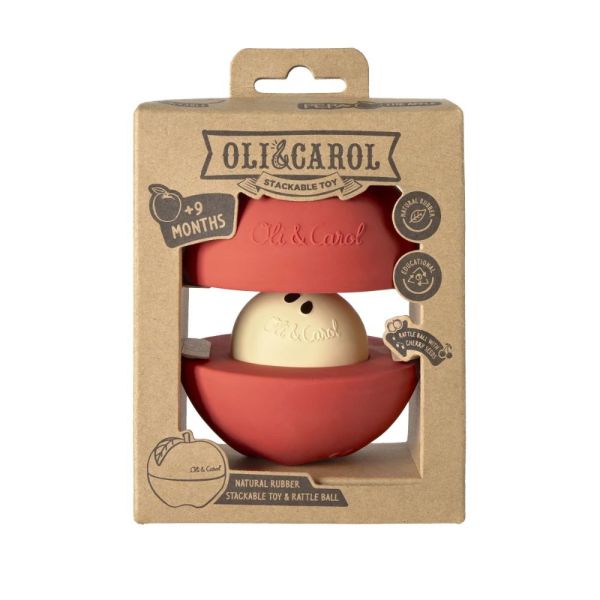 Jouet à empiler et Balle Hochet en forme de Pomme