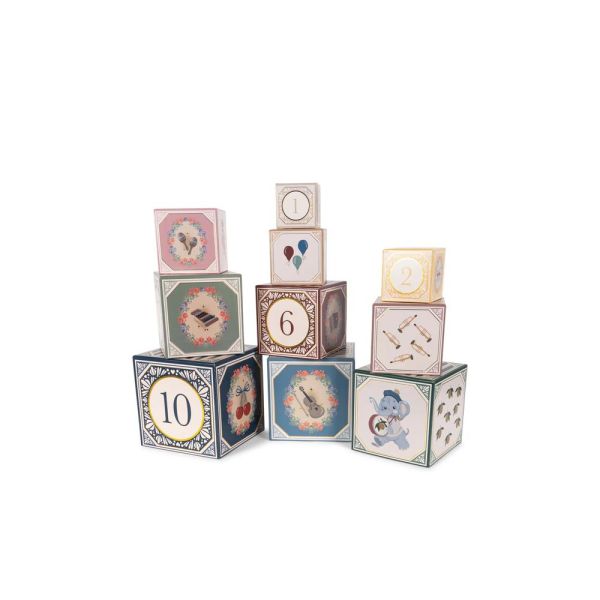 Jeu de cubes et blocs à empiler