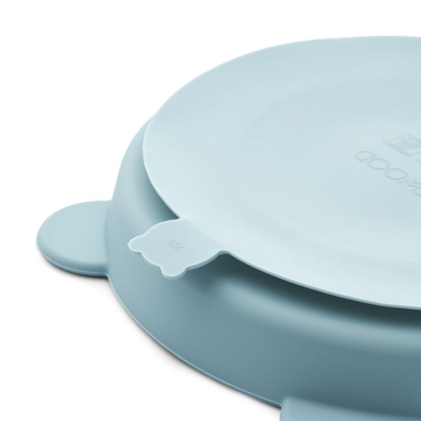 Lot de 2 assiettes compartimentées Stacy Sea blue Whale blue