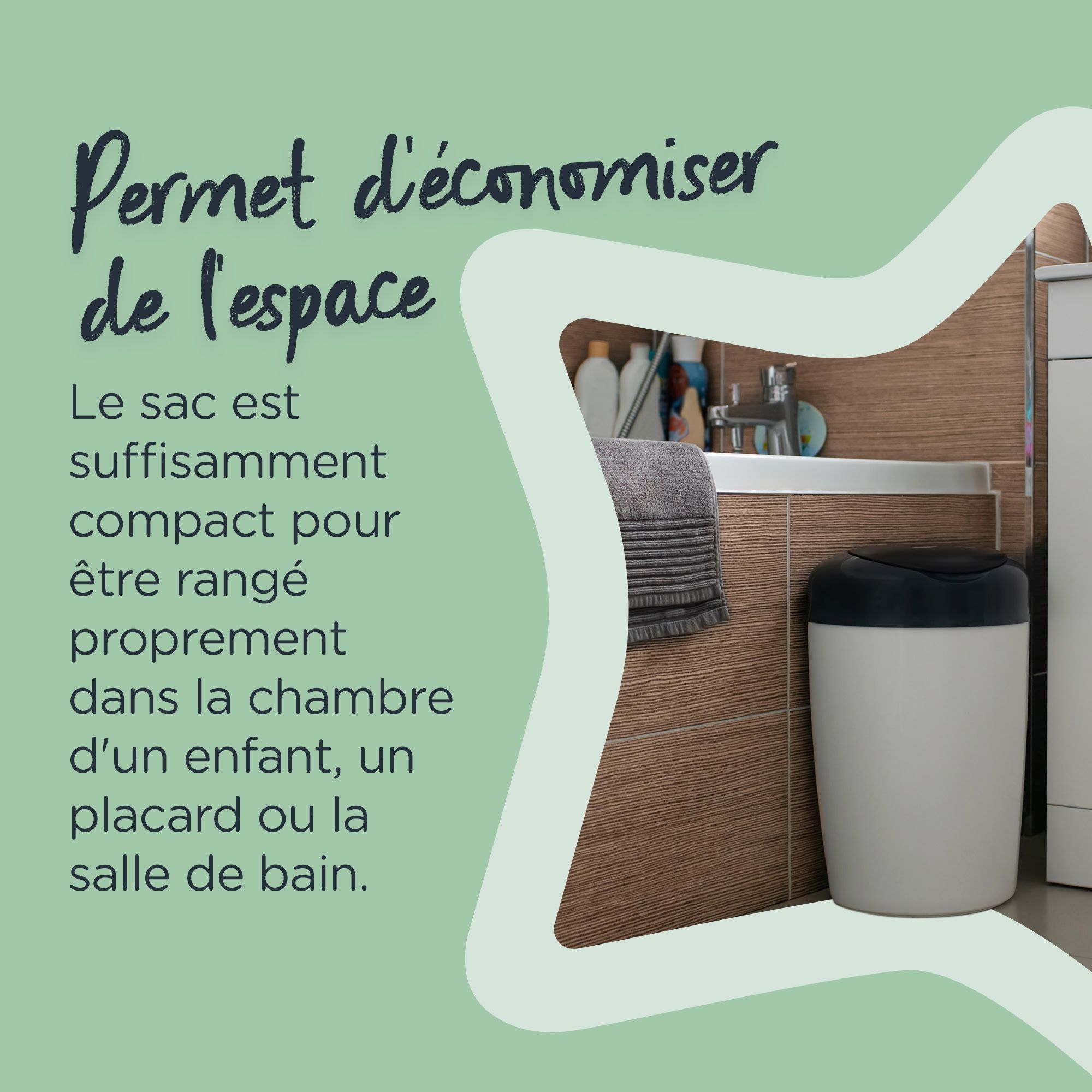 Poubelle à couches Tommee Tippee starter pack twist & click blanc bac +  6 recharges ffp