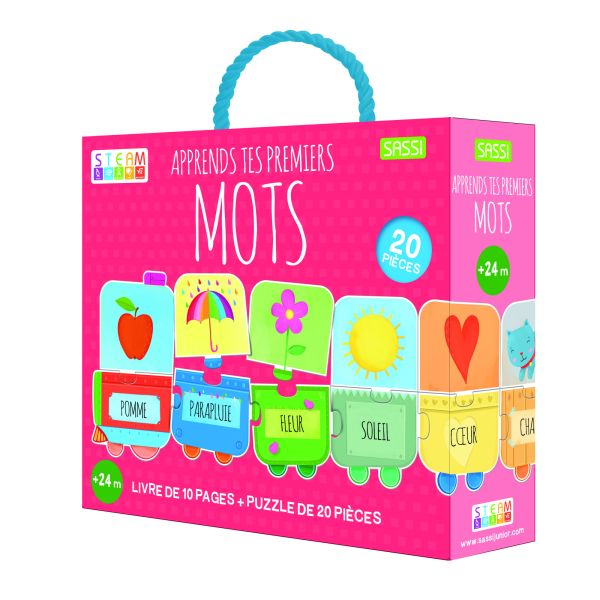 Coffrets d'apprentissage Livre et Puzzle - Apprends tes premiers mots