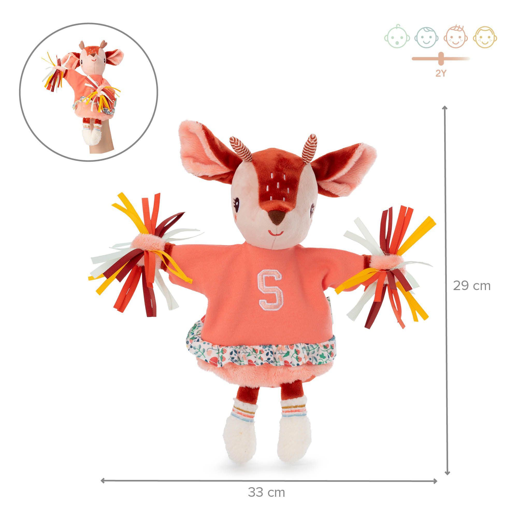 Beaupretty - Marionnette à Main Abeille En Peluche, Jouet éducatif Interactif Pour Enfants