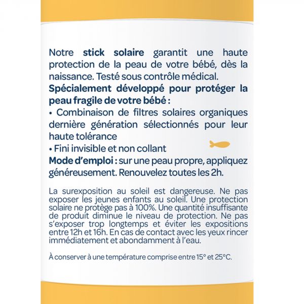 Stick solaire enfant SPF50
