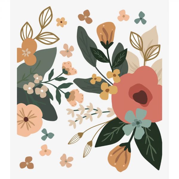 Planche de grands stickers Fleurs
