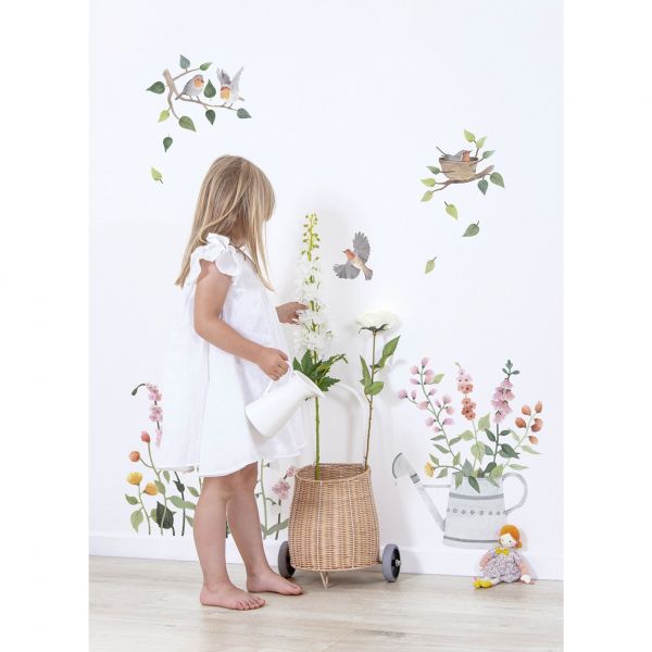 Grand sticker 66 x 55 cm - Fleurs sauvages