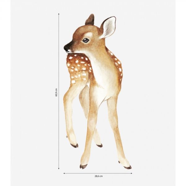 Grand sticker 66 x 25 cm - Le Faon