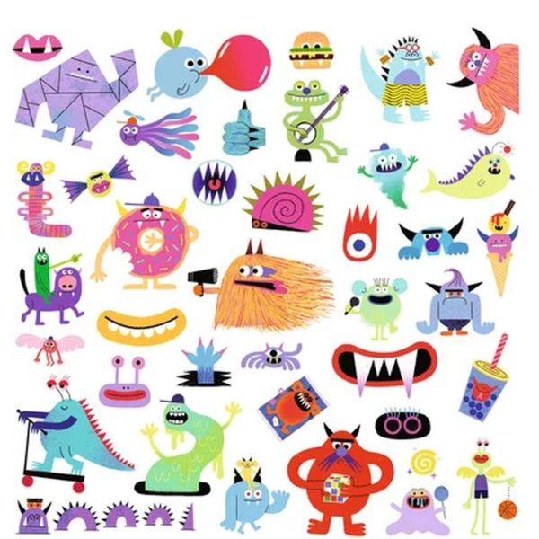 Stickers Monstres