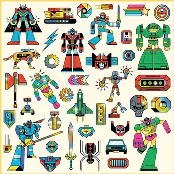 Stickers Robots