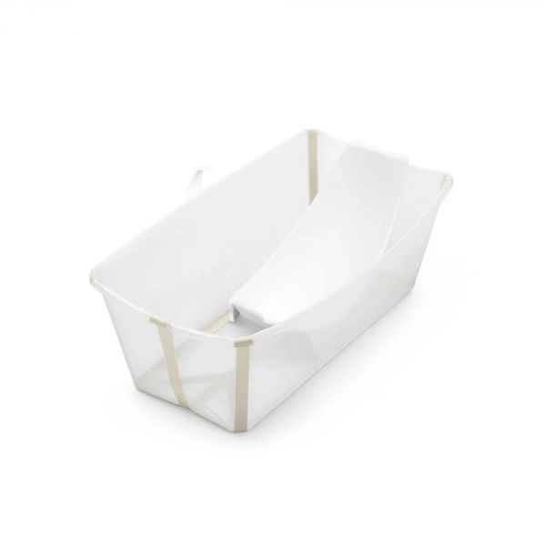 Baignoire Flexi bath Sandy beige + transat de bain