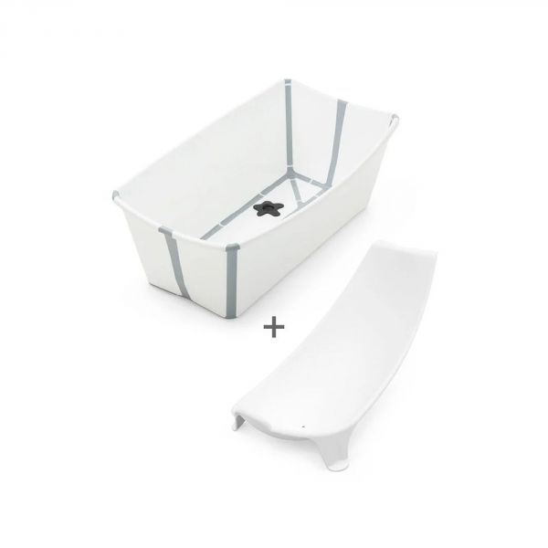 Baignoire Flexi bath + transat blanc