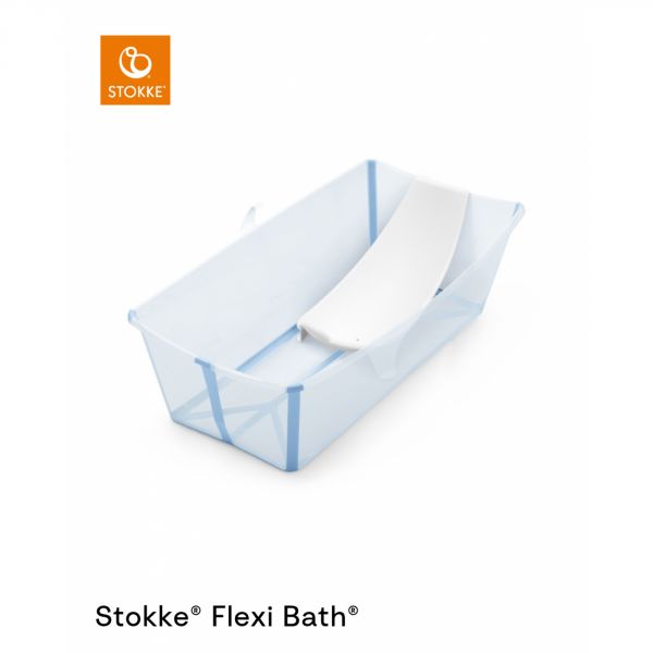 Baignoire Flexi Bath XL Ocean blue + transat de bain
