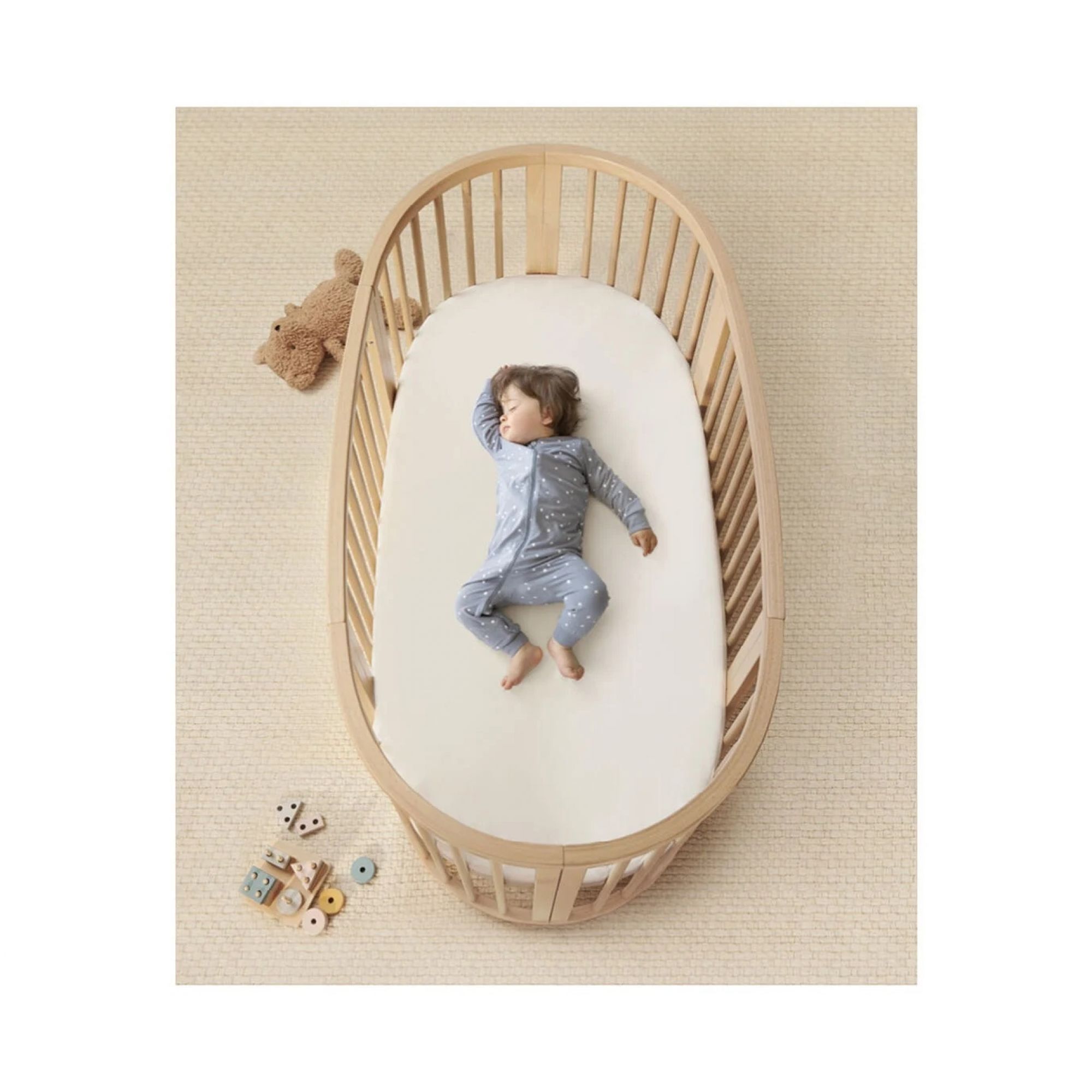 Lit bébé Sleepi Mini V3 berceau bébé en bois Stokke - Bambinou