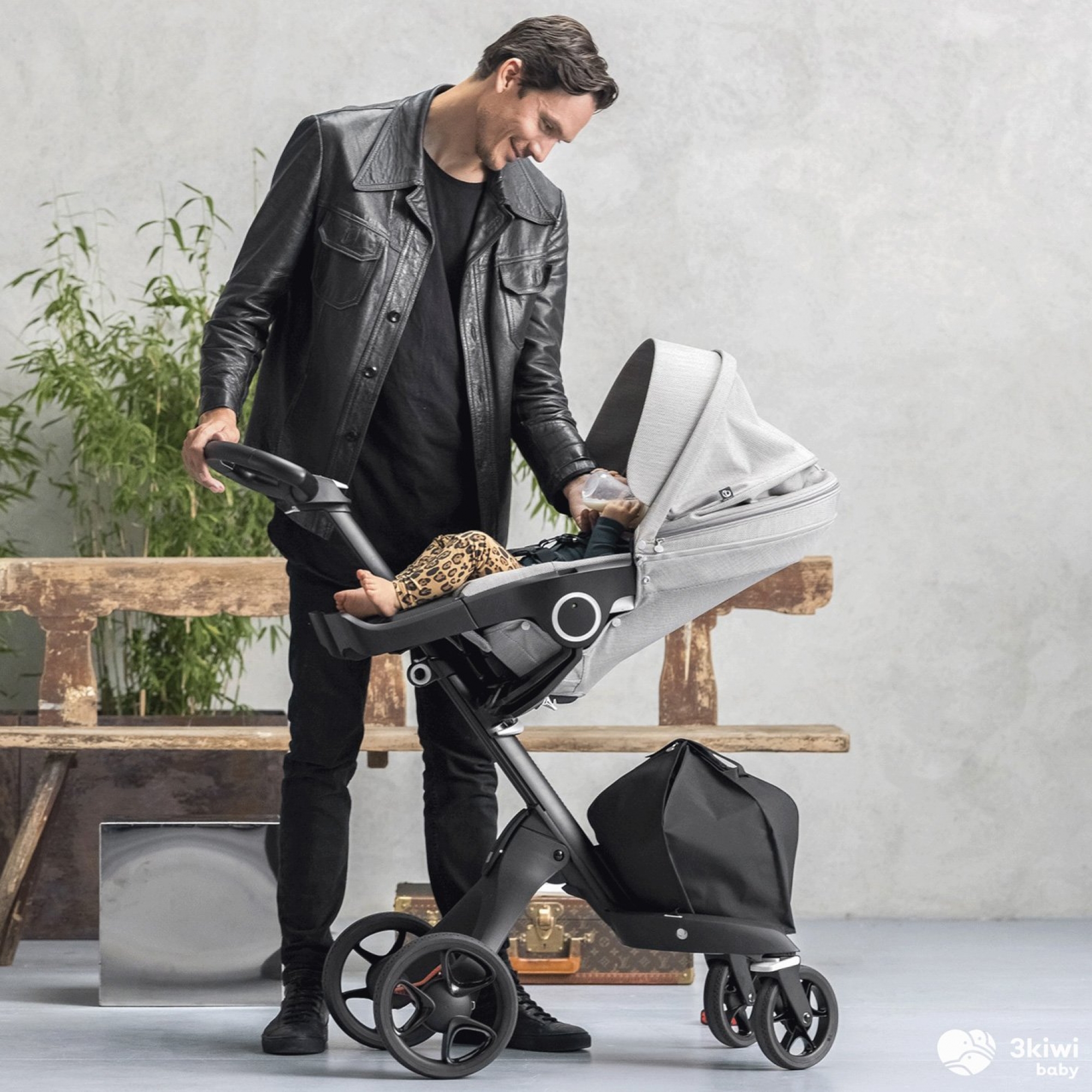 Stokke Poussette Xplory V6 Brushed Lilac Made In Bebe