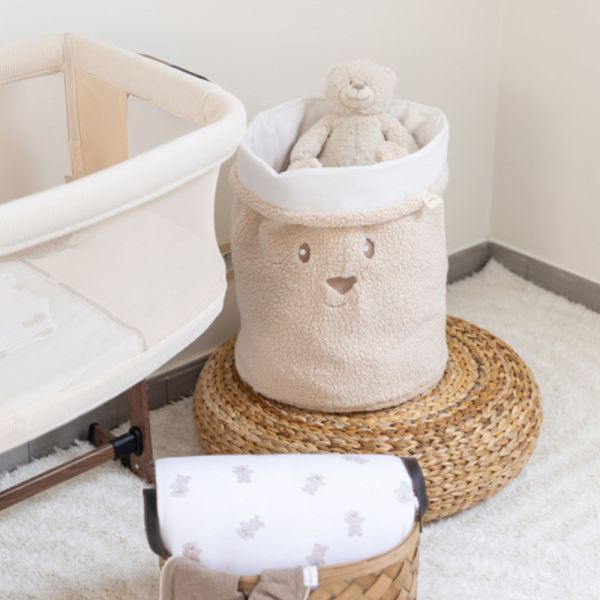 Panier de rangement Bear Crème