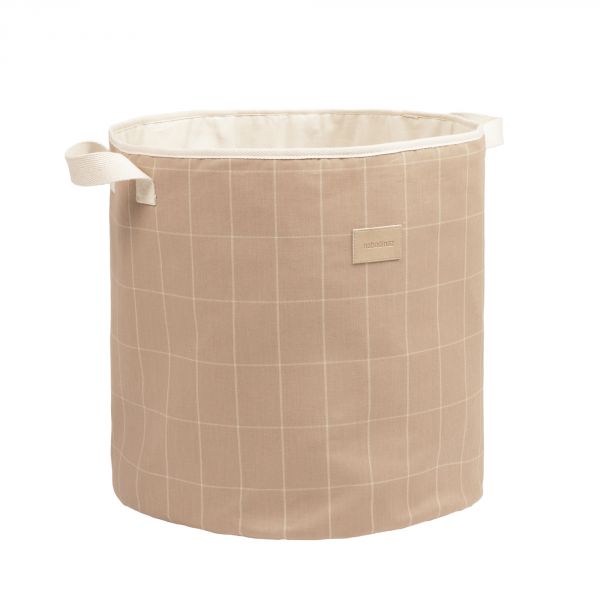 Panier de rangement Playground Taupe Grid