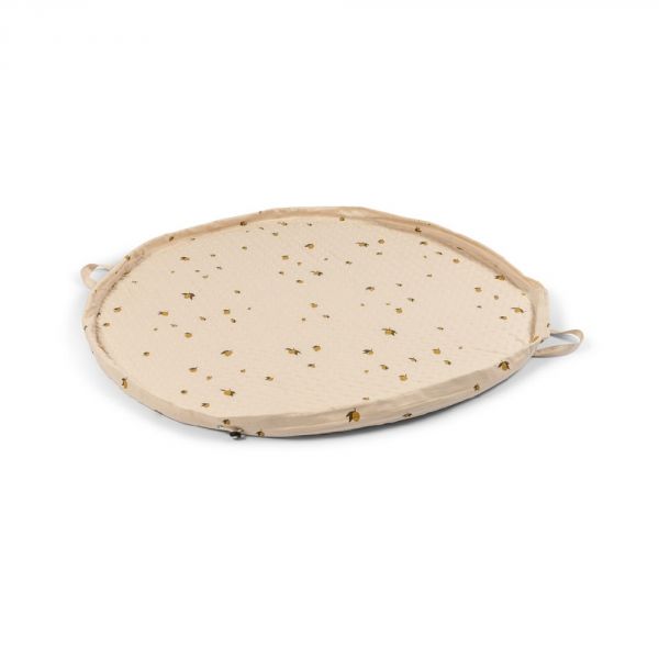 Sac à jouets / tapis de jeu matelassée Lemon