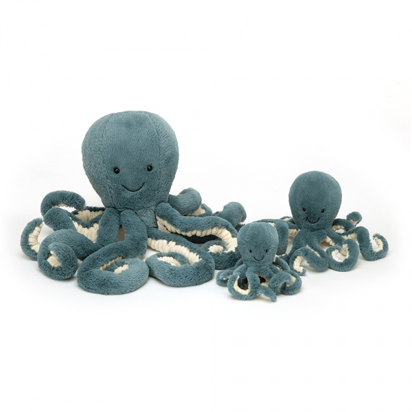 Peluche pieuvre Storm Octopus - 14 cm