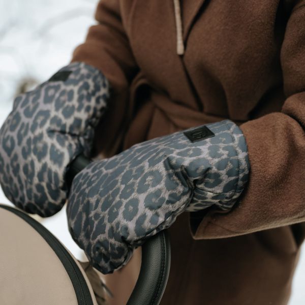 Moufles pour poussette chaudes et déperlantes Le Leopard