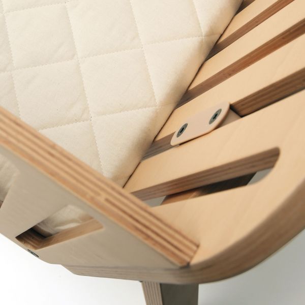 Berceau cododo Kodo en hêtre + matelas en coco naturel