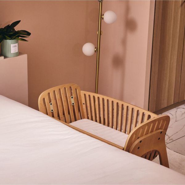 Berceau cododo Kodo en hêtre + matelas en coco naturel