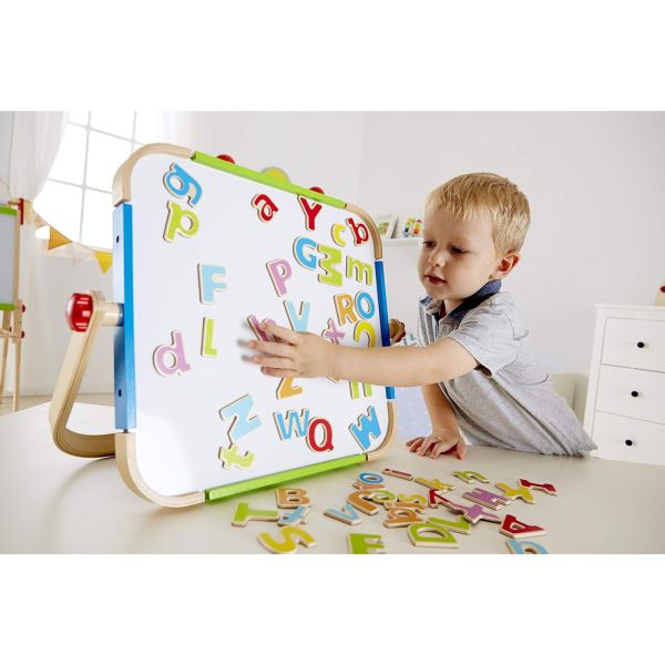 Tableau magnétique en bois blanc