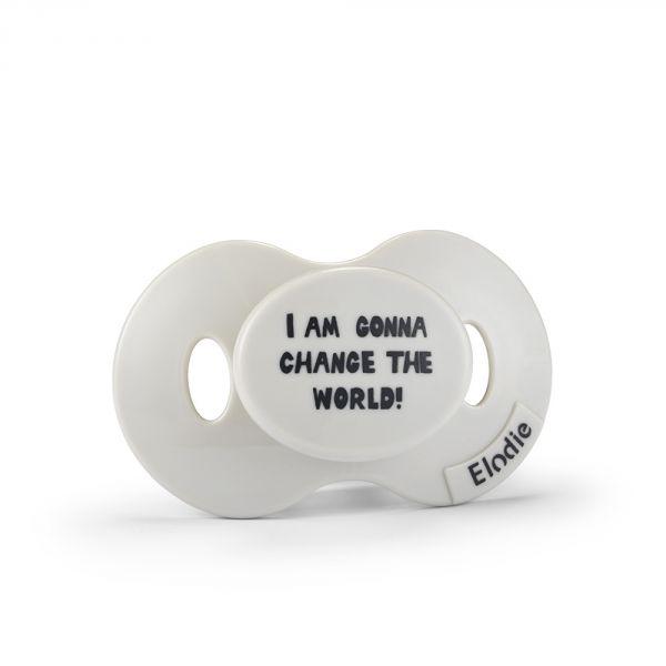 Sucette orthodontique Change The World 3 mois+