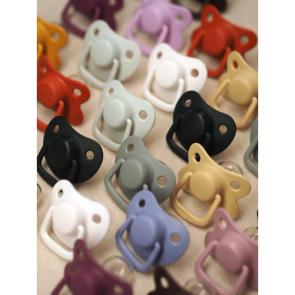 Lot de 2 sucettes anatomique en silicone 0-6m - Plum