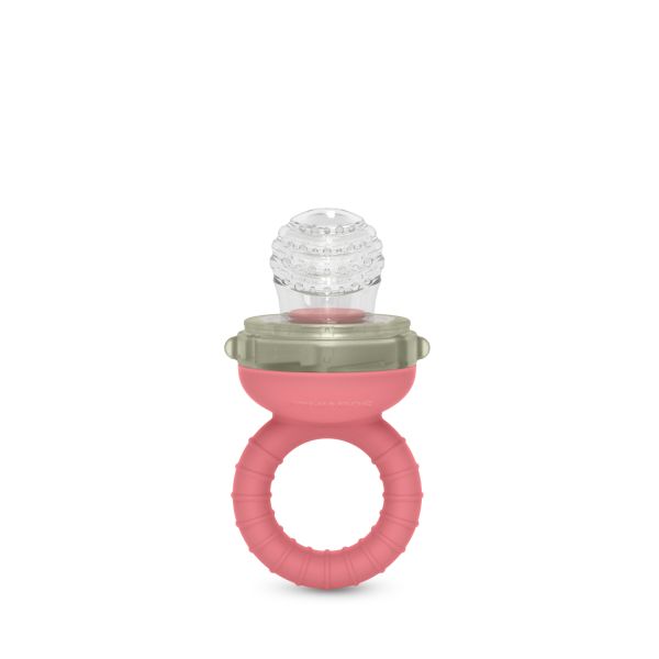 Sucette grignoteuse bébé anti-étouffement Rose