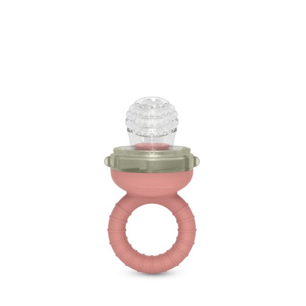 Sucette grignoteuse anti-étouffement Rose