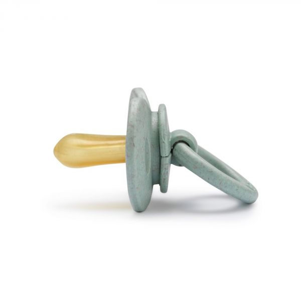 Sucette anatomique en bambou 0-6 mois Mineral Green