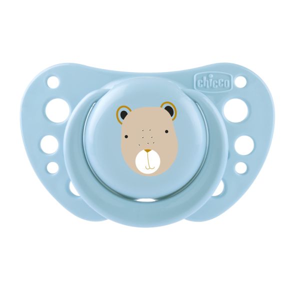 Lot de 2 sucettes physiologiques Air Bleu 0-6 mois