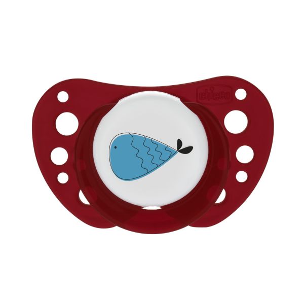 Lot de 2 sucettes physiologiques Air Rouge 16-36 mois