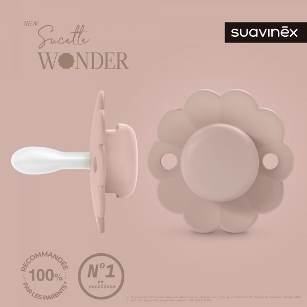 Sucette réversible SX Pro 6-18 mois Wonder pale mauve