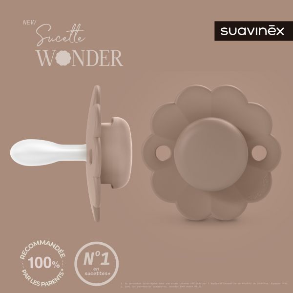 Sucette réversible SX Pro 6-18 mois Wonder raw umber