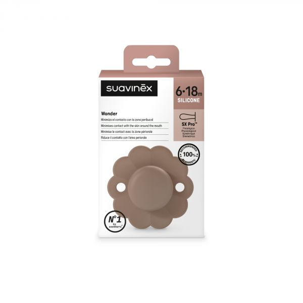 Sucette réversible SX Pro 6-18 mois Wonder raw umber