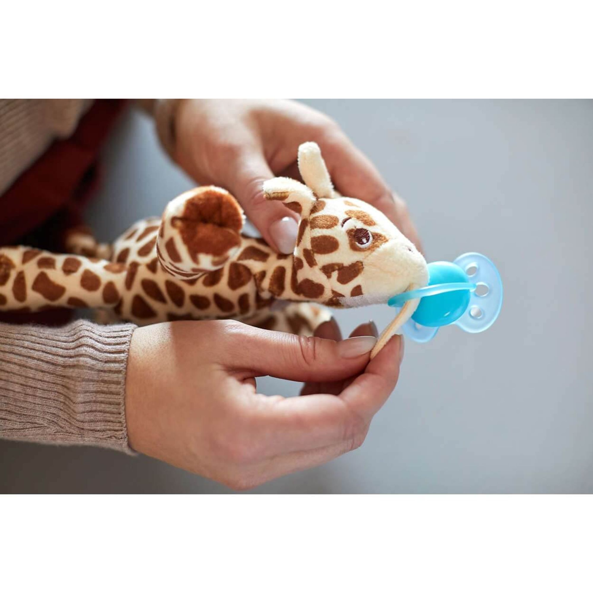 Doudou Attache Tétine Girafe : Doudous