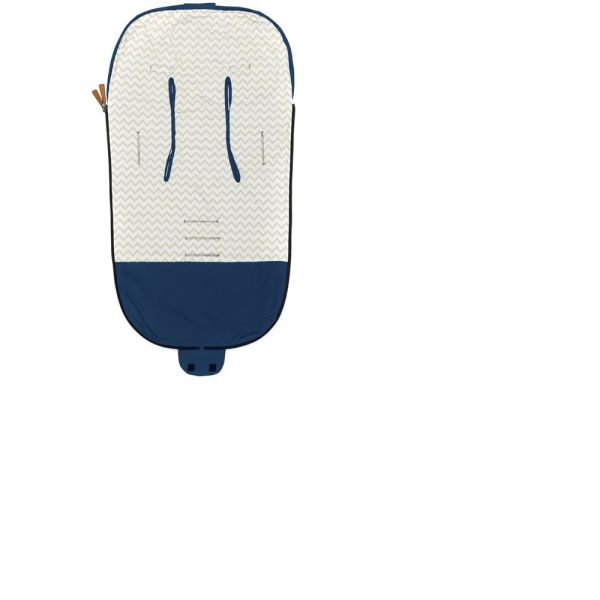 Chancelière d'été poussette Bleu
