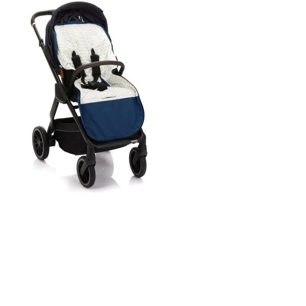 Chancelière d'été poussette Bleu