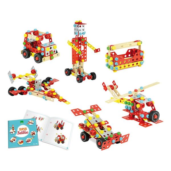 Jeu de construction en bois Coffret Batibloc Super