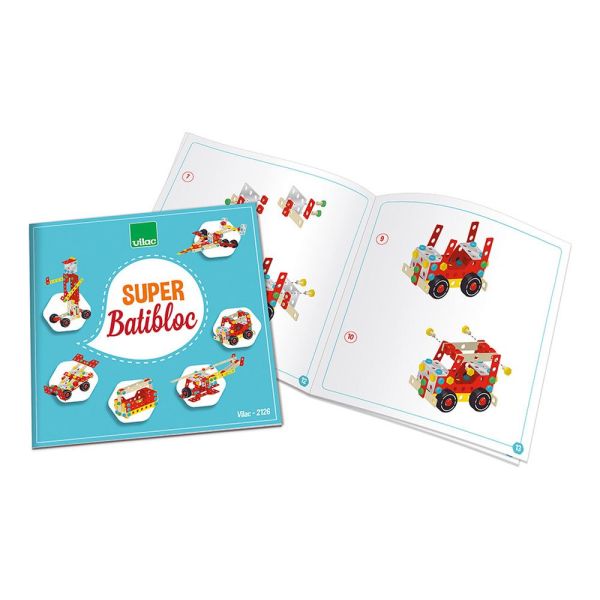 Jeu de construction en bois Coffret Batibloc Super