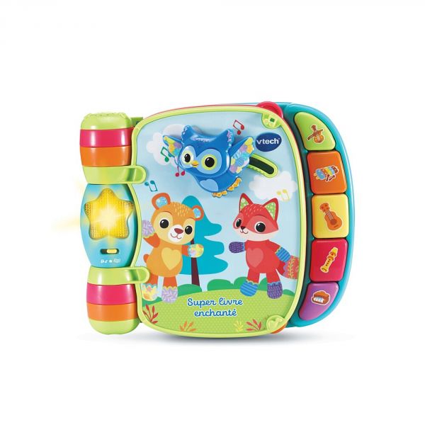 Livre musical enchanté des Baby loulous bleu