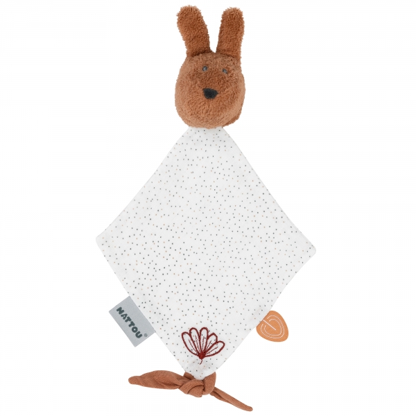 Mini doudou plat Bonnie le lapin