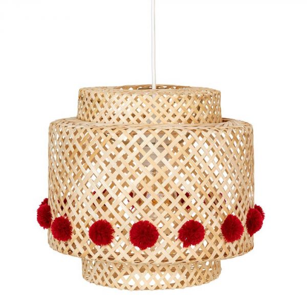 Suspension enfant Liby avec pompons
