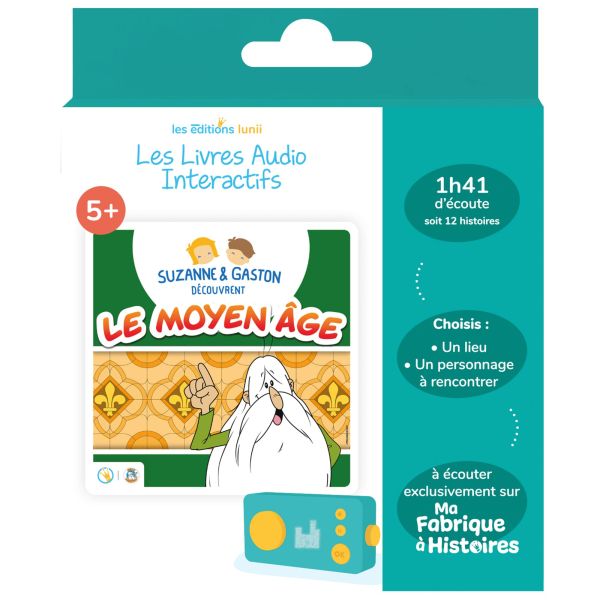 Livre audio Suzanne et Gaston découvrent le Moyen-Âge