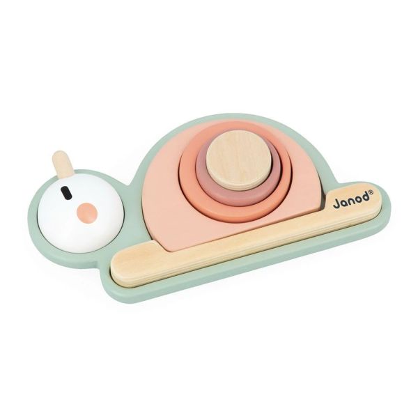 Jouet d'éveil sensoriel à empiler Escargot Sweet Cocoon