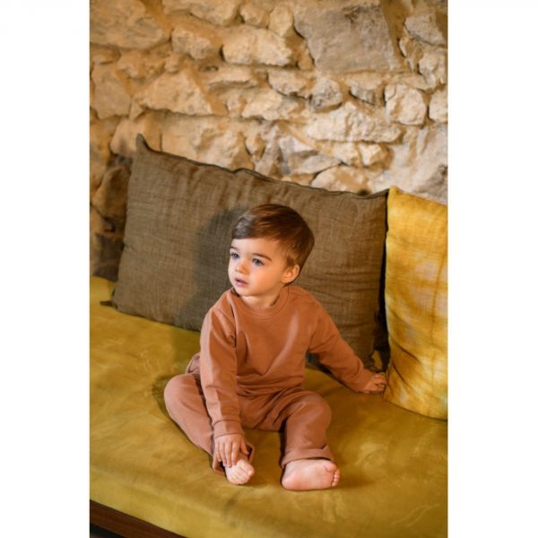 Sweat-shirt molleton léger cassonade - 24 mois