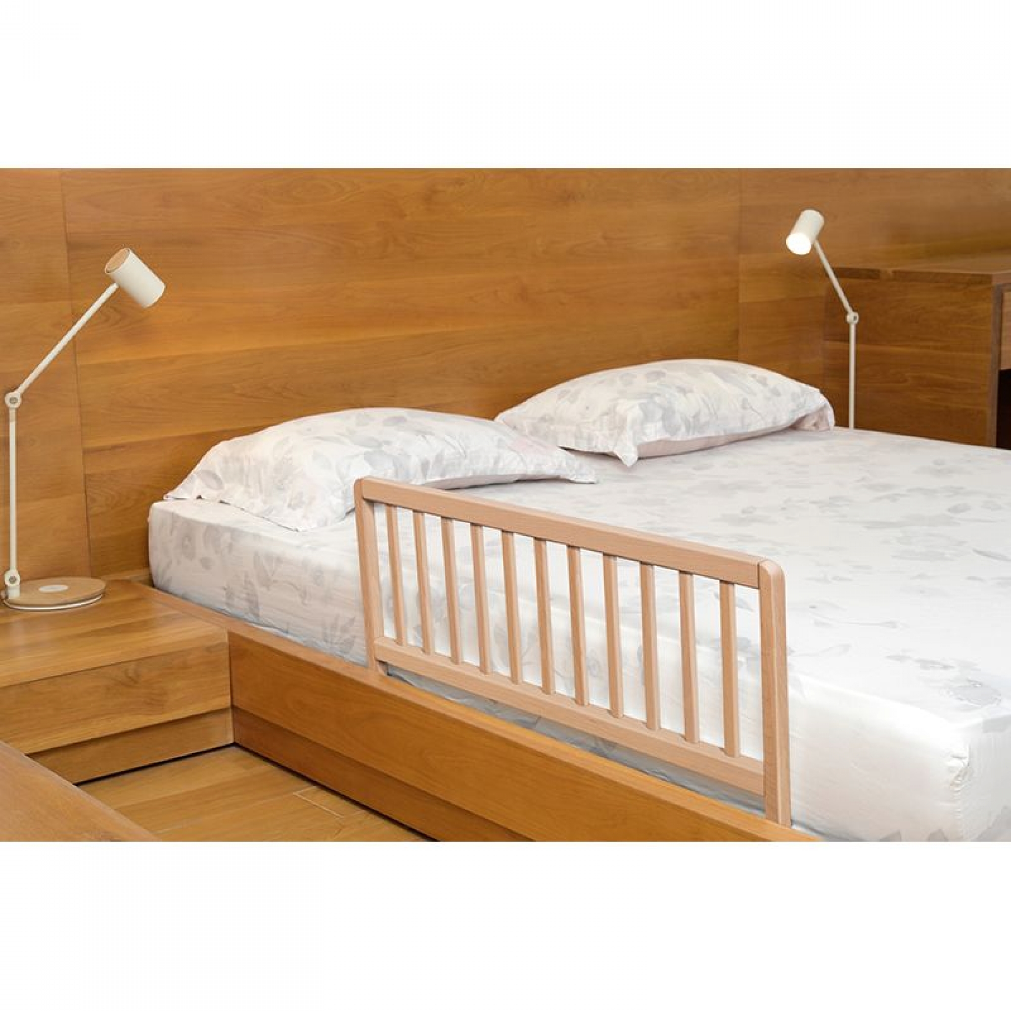Geuther Barriere De Lit Bebe Pliante Sweat Dream 90 Cm Bois Naturel Made In Bebe